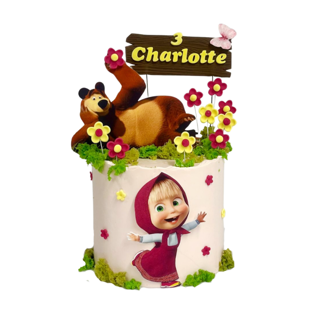 Medvěd a Máša dort Ollies